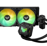 ASUS TUF Gaming LC II 240 ARGB All-in-One-Flüssig-CPU-Kühler (Aura Sync Beleuchtung, 2x TUF Gaming 120mm ARGB-Radiatorlüfter, schwarz)