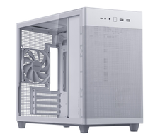 ASUS Prime AP201 Tempered Glass MicroATX Gehäuse weiß