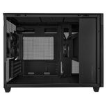 ASUS Prime AP201 Tempered Glass MicroATX Gehäuse schwarz