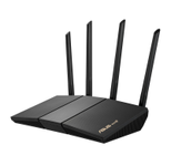 ASUS RT-AX57 AX3000 AiMesh Dual Band WLAN kombinierbarer Router (Tethering als 4G und 5G Router-Ersatz, WiFi 6, 1024-QAM, AiProtection, MU-MIMO, OFDMA, App-Steuerung)
