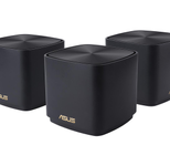 ASUS ZenWiFi XD4 Plus 3er Set AX1800 Whole-Home Mesh WiFi 6 System kombinierbarer Router (bis zu 445m² Abdeckung, AiMesh, AiProtection, Wandbefestigung, App Steuerung) schwarz