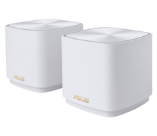 ASUS ZenWiFi XD5 AX3000 2er Set Weiß kombinierbarer Router (Whole-Home Mesh WiFi 6 System, Abdeckung von bis zu 325m², 160 MHz, 3000 Mbit/s, AiMesh, AiProtection)