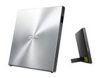 ASUS SDRW-08U5S-U UltraDrive externer Slim DVD Brenner (8x DVD±R, 6x DVD±R DL, 5x DVD-RAM, USB 2.0) (inkl. Brennsoftware) Silber