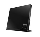 ASUS SBC-06D2X-U externes Slim Blu-Ray BDXL Combo (6x BD-R Lesen, 8x DVD±R, 6x DVD±R DL, 5x DVD-RAM, USB 2.0) inkl. Cyberlink Power2Go, Hochglanz Schwarz