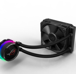 ASUS ROG Ryuo 120 All-in-One CPU-Wasserkühlung (1,77 Zoll OLED Display, Aura Sync RGB, ROG-120 mm-Lüfter)