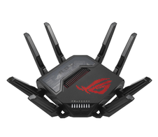 ASUS ROG Rapture GT-BE98 Quad-Band WiFi 7 Gaming Router (320MHz Bandbreite, duale 10G Ports, Backup WAN, Mobile Game Mode, Aura RGB, AiMesh, VPN)
