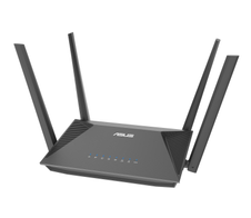 ASUS RT-AX52 AX1800 AiMesh kombinierbarer Router (WiFi 6, 1800 Mbit/s, Instant Guard, integriertes VPN, WPA3)