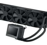 ASUS ROG Ryujin III 360 All-in-One Flüssig CPU-Kühler (3,5 Zoll LCD, Asetek-Pumpe der 8. Generation, 3x Noctua 2000 PWM 120mm-Radiatorlüfter, schwarz)