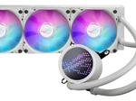 ASUS ROG Ryuo III 360 ARGB White Edition All-in-One-Flüssig-CPU-Kühler (3x adressierbare 120 mm Radiatorlüfter, Anime Matrix™-LED-Anzeige, kompatibel mit Intel LGA 1700, 115x, 1200 & AM4, AM5-Sockel, weiß)