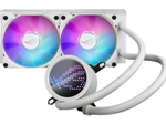 ASUS ROG Ryuo III 240 ARGB White Edition All-in-One-Flüssig-CPU-Kühler (2x adressierbare 120 mm ARGB Radiatorlüfter, Anime Matrix™-LED-Display, kompatibel mit Intel LGA 1700, 115x, 1200 & AM4, AM5-Sockel, weiß)