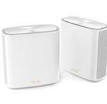 ASUS ZenWiFi XD6S AX5400 2er Set Weiß kombinierbarer Router (AX5400 Whole-Home Dual-Band Mesh WiFi 6 System, Abdeckung von bis zu 500qm / 4+ Räumen, einfache Einrichtung per App, AiProtection Pro)