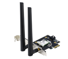 ASUS PCE-AX1800 Netzwerkadapter (AX1800 Dual Band PCI-E WiFi 6 (802.11ax). Bluetooth 5.2, WPA3-Netzwerksicherheit, OFDMA und MU-MIMO)