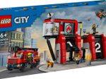LEGO® City 60414 Feuerwehrstation mit Drehleiterfahrzeug