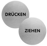 DURABLE Piktogramm Drücken 6.5 cm