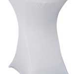 Stehtischhusse weiß Ø 85cm Stehtischhusse