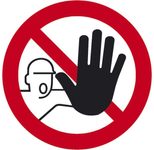 SafetyMarking® Verbotsschild Zutritt für Unbefugte verboten 20 cm
