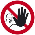 SafetyMarking® Verbotsschild Zutritt für Unbefugte verboten 20 cm