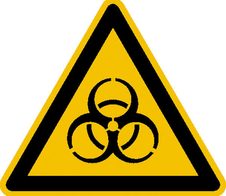 SafetyMarking® Warnaufkleber Warnung vor Biogefährdung 10 cm x 10 cm