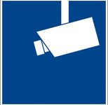 SafetyMarking® Hinweisaufkleber Hinweis Videoüberwachung 10 cm x 10 cm