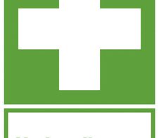 SafetyMarking® Rettungszeichen-Aufkleber Erste Hilfe - Verbandkasten 20 cm x 30 cm