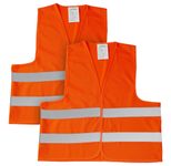 LEINA-WERKE Warnwesten orange Einheitsgröße