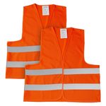 LEINA-WERKE Warnwesten orange Einheitsgröße