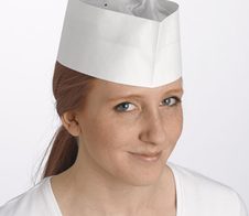 franz mensch Schiffchen-Mützen creme-weiß