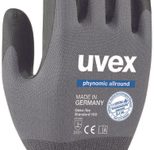 uvex Arbeitshandschuhe phynomic allround 9 grau, schwarz