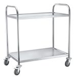Servierwagen silber 84,5 x 52,5 x 94,0 cm