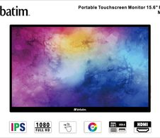 Verbatim Portable PMT-15 Monitor 39,6 cm (15,0 Zoll) schwarz