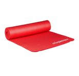 relaxdays Yogamatte rot 60,0 x 180,0 x 1,0