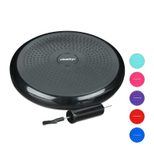 relaxdays Balance-Kissen mit Luftpumpe schwarz