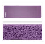 relaxdays Yogamatte violett 60,0 x 180,0 x 1,0