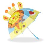 relaxdays Kinderregenschirm Löwe