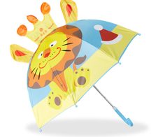 relaxdays Kinderregenschirm Löwe