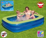 HAPPY PEOPLE® Planschbecken Family Pool blau, grün 200,0 x 150,0 x 50,0