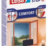 tesa Fliegengitter Insect Stop COMFORT anthrazit 1,0 x 1,0 m