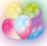 amscan® Luftballons LED Farbverlauf mehrfarbig