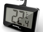 TechnoLine® WS 7012 Gefrier- & Kühlschrankthermometer schwarz, silber