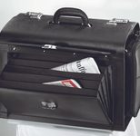 Alassio Pilotenkoffer VERONA schwarz bis 43,2 cm (17 Zoll)