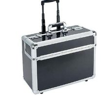 ALUMAXX Pilotenkoffer C-2 schwarz/silber bis 43,2 cm (17 Zoll)