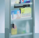 Zeller Medizinschrank silber