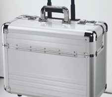 ALUMAXX Pilotenkoffer OMEGA silber bis 43,2 cm (17 Zoll)