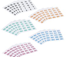 WOLF & APPENZELLER Klebenummern schwarz