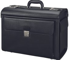 Alassio Pilotenkoffer VICENZA 46,0 x 21,5 x 35,0 cm schwarz