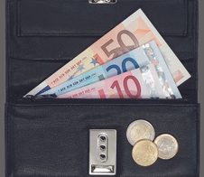 Alassio Kellnerbörse schwarz