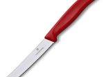 VICTORINOX Gemüsemesser Swiss Classic silber, rot