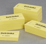 WOLF & APPENZELLER Bonblöcke Getränke