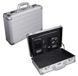 ALUMAXX Aktenkoffer VENTURE silber matt bis 39,6 cm (15,6 Zoll)