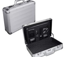 ALUMAXX Aktenkoffer VENTURE silber matt bis 39,6 cm (15,6 Zoll)